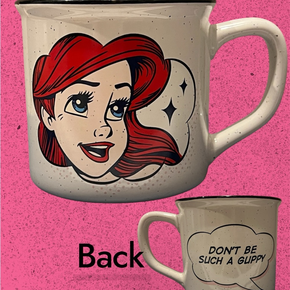 Ariel Character 16oz/473ml ceramic Mug - Red and White